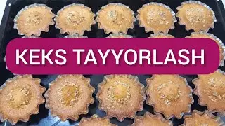 КЕКС ТАЙЙОРЛАШ/CAKE RECİPE