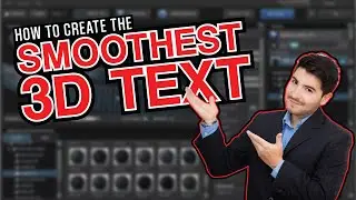 HOW TO CREATE THE *SMOOTHEST* 3D TEXT IN AFTER EFFECTS