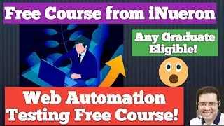 Web Automation Testing Free Course from iNeuron | Web Automation Course | Full Stack Web development