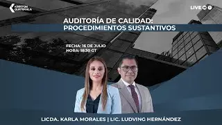 AUDITORÍA DE CALIDAD: PROCEDIMIENTOS SUSTANTIVOS