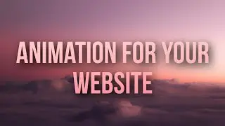 Animation on scrolling concept with example video #webdesign