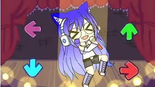 fnf tutorial but it's gacha |tweening test |gacha club|