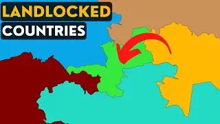 What Are The Largest Landlocked Countries In The World?
