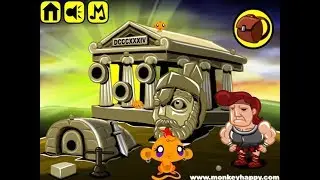 Monkey Go Happy Stage 349 - Greek Mythology Walkthrough [PencilKids]