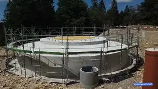 Vidéo 3, Eoliennes de Sainte-Croix, détails fondations