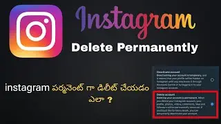 Delete Instagram account Permanently in 2024 | RK TECH ZONE