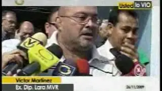 Ud. lo vio - Ex-diputado MVR acusa a Chavez por muertes violentas
