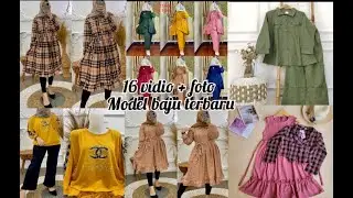 16 vidio model baju tunik,setelan,rok dll