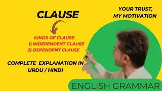 Clause and its types in english | clause and its kinds | #englishgrammar