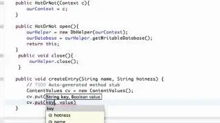 Android Application Development Tutorial   117   Inserting Data into SQLite Database