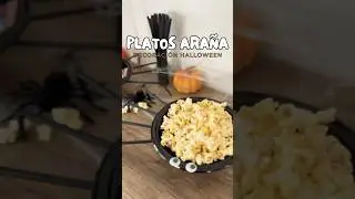 SPIDER DISH Decoración HALLOWEEN 🕷️🕸️ Plato araña 