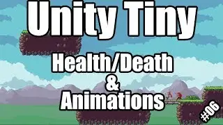 Unity Tiny - Adding death and hit reaction animation and a health system | #06