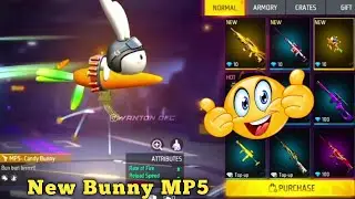 Bunny MP5 New Lagandre Gun skin|| All New Lagandre Gun skin 🔥 || Garena free fire All update