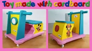 Toy madewith cardboard diy