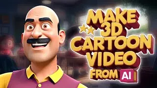3D Cartoon Video generate from Ai free