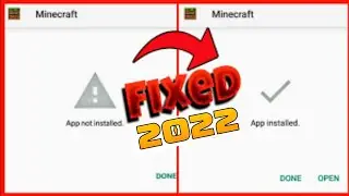 How to fix App not installed problem || Minecraft || Android