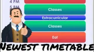The newest and best timetable (university empire tycoon is back)