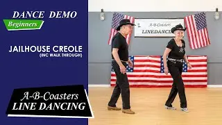 JAILHOUSE CREOLE - Line Dance Demo & Walk Through