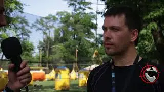 Интервью спортсмена-пейнтболиста 16.06.2018 на Кубке Украины по пейнтболу .