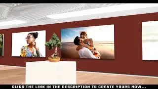 Best Photo Slideshow Animation Video : How to Animate Pictures Inside a 3d Art Gallery