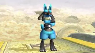 Lucario Crosses Arms Animation Showing #2