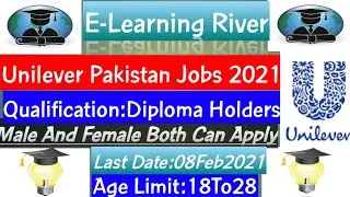 Unilever Pakistan Jobs 2021