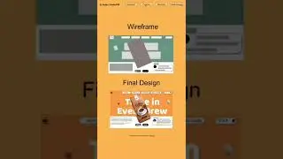 👉 “Wireframe to Final Web Design in Figma | Website Design Transformation Tutorial”. 