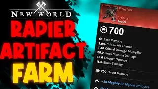 How To Farm FINISHER - Rapier Artifact! Boss spawns now! ⚔️New World