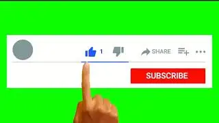 YouTube like subscribe bell icon buttons green screen Effects for Mobile Full HD