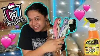 Attempting To Goo Gone My Monster High Dolls’ Hair!!