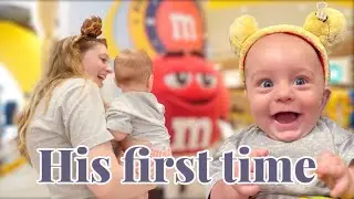 Disney Springs and baby first at 4 months