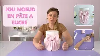 TUTORIEL : Joli noeud en pâte à sucre