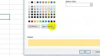 Gradient Color Fill In Excel