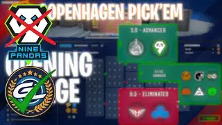 9 Pandas are Out | Updated Opening Stage Pick'em Copenhagen 2024