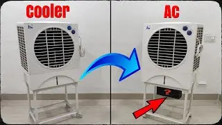 I Convert My Air Cooler into AC (Air Conditioner)