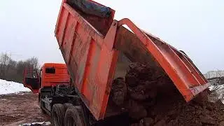 Бездорожье на Камазе 65115 и MAN