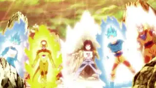 Dragon Ball Super [AMV] Goku & Vegeta & Gohan & Freezer & 17 vs Arinaza - From The Ashes [HD]