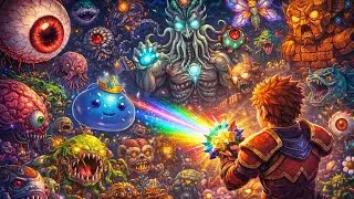 TERRARIA - LAST PRISM VS. 100 OF ALL BOSSES