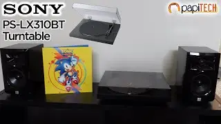 Sony PS-LX310BT Turntable Unboxing Setup Demo
