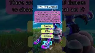 Fortnite riddle No.7 Dance Party #shorts