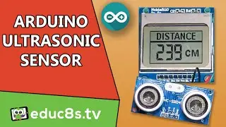 Arduino Tutorial: Ultrasonic Sensor HC SR04 distance meter with a Nokia 5110 LCD display