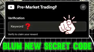 Pre-Market Trading? Blum New Code | Pre Market Trading Blum Code | Blum Youtube Keyword