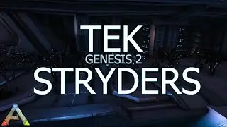 TEK STRYDER AND HOW TO USE THEM | ARK: Survival Evolved Genesis Part 2