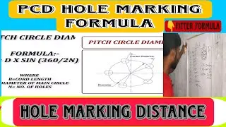flange hole marking || How to calculate | flange hole marking formula | flange ka formula in hindi