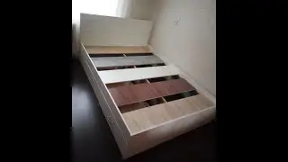 Как собрать кровать с 2 ящиками Жаклин