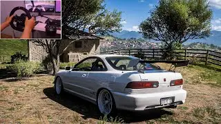 Acura Integra Type R - Forza Horizon 5 - With PXN V10 Steering Wheel Gameplay