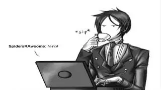[Black Butler/Kuroshitsuji] - Sebastian, Claude & Ciel on computer (FUN!)
