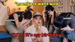 CHAEWON touching birthday message made the LE SSERAFIM members went wild