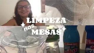 Limpei as mesas de vidro ficaram incrível | Nizia Fonseca no Sítio 