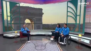 Trecho inicial da transmissão da Cerimônia de Abertura dos Jogos Paralímpicos no SporTV 2 (28/08/24)